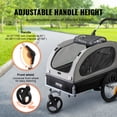 thumbnail image 5 of KFFKFF Pet Bicycle Trailer & Stroller Dog Cat Bike Carrier 88 lbs Water Resistant, 5 of 9