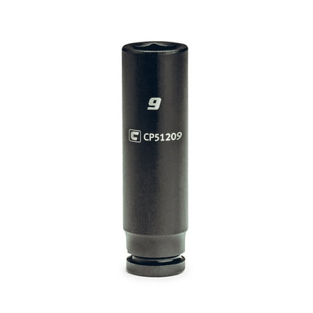 UPC: 0886352512091 | Capri Tools 9 mm Deep Impact Socket 1/4-Inch Drive 6-Point Metric