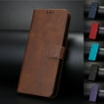 thumbnail image 2 of Étui en Cuir Magnétique pour Google Pixel 9 8A 7A 6A 8 7 6 Pixel9 Pro Pixel8 A Pixel7A Couleur Unie Sensation Peau Portefeuille Sacs Rouges pour Pixel 8, 2 of 6