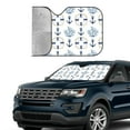 thumbnail image 4 of Bingfone Sea Vacations Car Windshield Sun Shade Protector Keep Your Vehicle Cool Sun Shield Visor Cover Foldable for Car Truck SUV-Small, 4 of 8