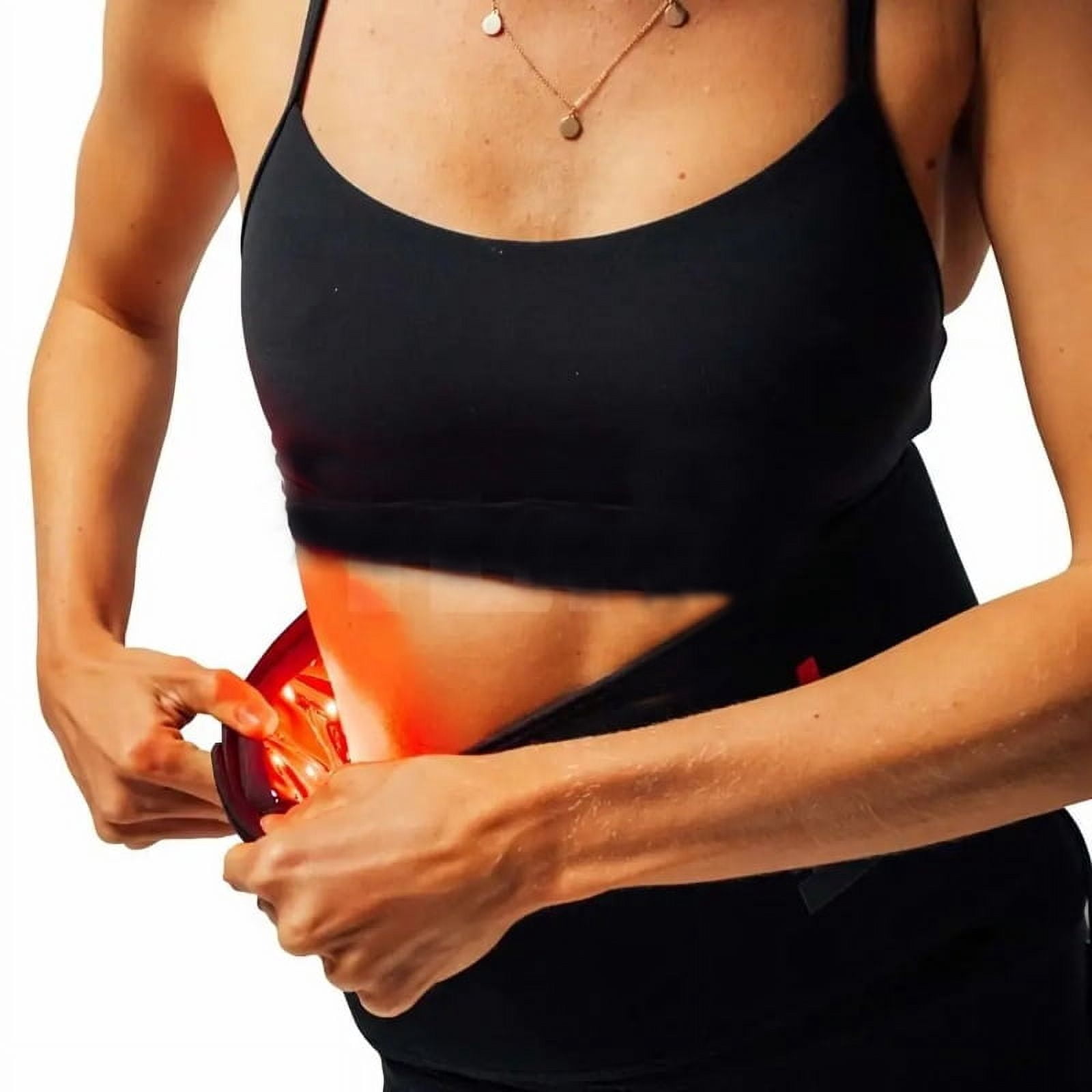 Infra Red Light Belt Lower Back Vibration Massager Heating Pad Waist Fitness Shoulder Muscle Relax WeightLoss Infrared Wrap LED Near Red Light Device Home Use