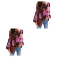thumbnail image 2 of Camisa de mujer Monstrate cuello Plisado Casual Verde S, 2 of 6