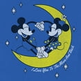thumbnail image 2 of Toddler's Mickey & Friends Couple on the Moon Graphic Tee Royal Blue 4T, 2 of 3