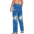 thumbnail image 6 of Evil Eyes Blue Ghost Pajama Pants, Men's Lounge Pants Light with Drawstring and Pockets, Christmas New Year Birthday Father's Day Gifts, Small, 6 of 7