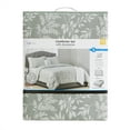 Mainstays 5Piece Sage Floral Comforter Set, Full/Queen