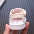 thumbnail image 6 of Duqingm Girls Strappy Sandals Toddler Girl Sandals - Flower Girl Dress Shoes Open Toe Little Kid Summer Flats Pink,5, 6 of 7