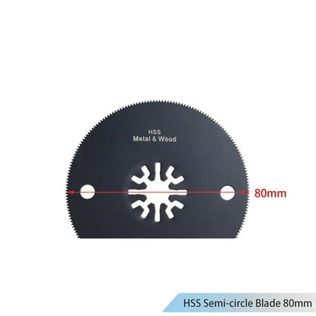 

GLFILL 88mm Hcs/Hss Flush/Flat Segment Saw Blade Semi-Circle Blade for Power Tools