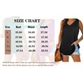 thumbnail image 2 of Camisetas sin mangas para mujer, cuello en V, color sólido básico, casual, fluido, verano, sin mangas Fokelyi WRHS-244-1, 2 of 6