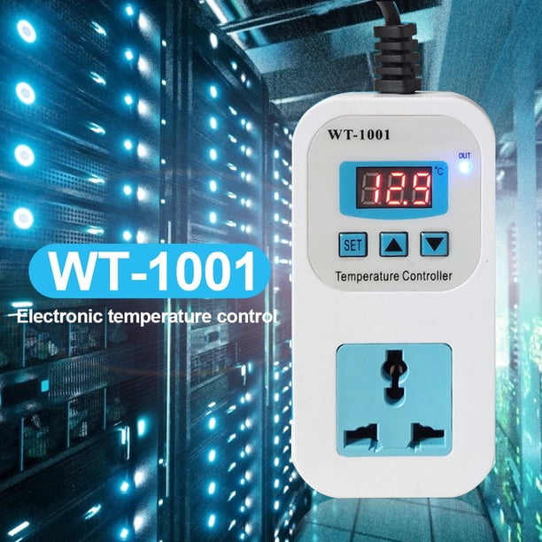 Termostato Inteligente Eléctrico Toma de corriente del controlador de temperatura del regulador del termostato digital (enchufe de EE. UU.)