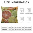 thumbnail image 5 of BANET  Throw Pillow Case Cover Summer Citrus-Fruit Of Grapefruit Lemon Orange Red - Soft Pillow Case for Decorative Bedroom/Livingroom/Sofa/Farm House - Cushion Covers Couch pillow 22x22in, 5 of 5