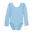 thumbnail image 2 of Dancina Cotton Kids Long Sleeve Leotard for Girls, 2 of 6