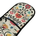 thumbnail image 4 of Yayeee Double Oven Mitt Kitchen Heat Resistant Baking 35" x7" Quilted Glove, Beige Red Floral, 4 of 6