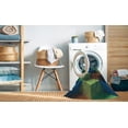 thumbnail image 2 of Ahgly Tapis d'Intérieur Lavable en Machine Carré Transitionnel Vert Canon, 6 Pieds Carré, 2 of 7
