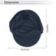 thumbnail image 3 of Gorra de ciclismo Unique Bargains, absorbente de sudor y humedad, forro de casco transpirable, tela de malla de seda Baiku, color marino, 24x14cm, 1 Pcs, 3 of 7