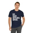 thumbnail image 5 of Eat sleep kettlebell repeat t-shirt, funny kettlebell t shirt Kettlebell, 5 of 7
