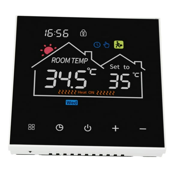 Smart Digital Thermostat Thermostat Programmable Temperature Controller Touchscreen Digital Temperature Controller for Hydronic Heating Boiler