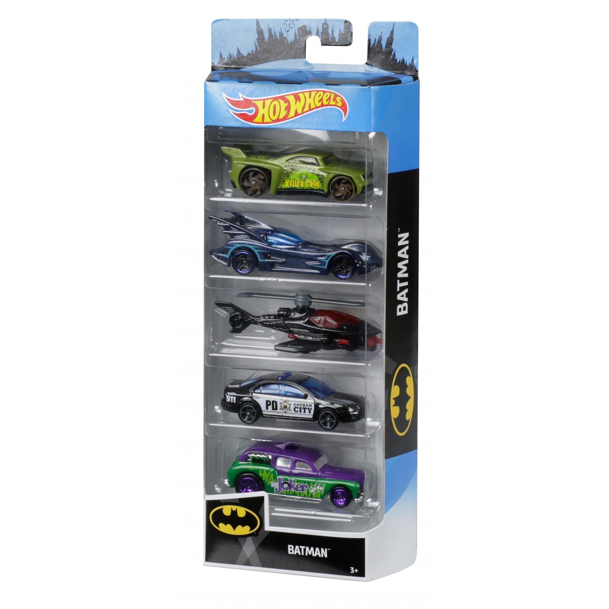 Hot Wheels Batman 5-Pack Vehicles 