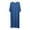 Blue, variant on Hwmodou Mens Pajama Outfits Sets Male Solid Color Short Sleeve Round Neck Nightdress Robe Homewear Fashion Loose Casual Soft Loungewear Fall Winter Pj Outfit