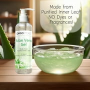 Aloe Vera Gel, 32 oz (908g), Alcohol-Free, Made From Purified Aloe Vera Inner Leaf, Soothing, Skin Moisturizing, Hydrating