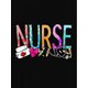 thumbnail image 2 of Women's Fun & Creative Colorful Nurse-Themed Graphic Tee - Casual Round Neck Short Sleeve, Stretchy Polyester Blend, Machine Washable - Perfect for Summer, 2 of 6