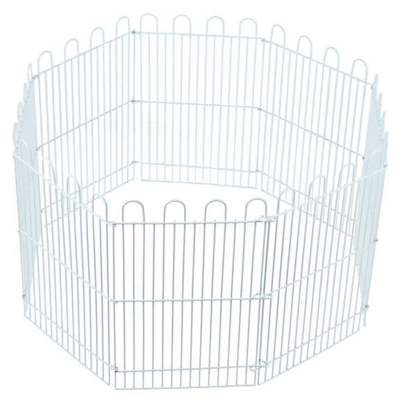 ifundom 1Set Hamster Playground Fence White Pet Playpen for Exercise and Stress Relief