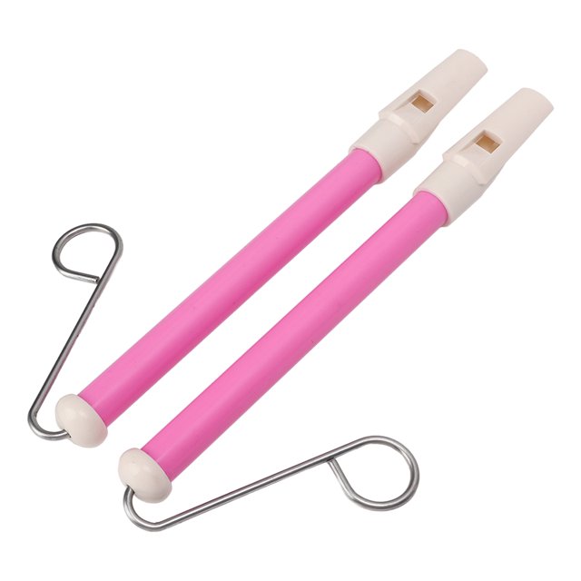 Slide Whistle Instrument, Lovely Color ABS Metal Mouth Shape Design Simple To Play Slide Whistle For Early Enlightment Pink,Purple,Blue