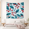 thumbnail image 4 of Boho Decor Tapestries for Office Home Decoration - Washable Flowers Winter Berries Large Tapestry - 51x59 Inches - Nature Pine Branch Evergreen Leaves Modern Dorm Tapestry, 4 of 6