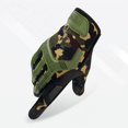 thumbnail image 1 of Guantes tácticos para hombre, para exteriores, montañismo, protección, dedos completos, anticortes, técnicos, militares, aficionados, lucha, entrenamiento, equitación, medio dedo, pantalla táctil, 1 of 6