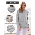 thumbnail image 3 of Women's Maternity Nursing Tops Hoodie Fleece Breastfeeding Shirts Clothes, 3 of 6