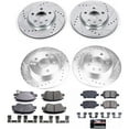 thumbnail image 3 of PowerStop Front and Rear Z23 Evolution Sport Carbon-Fiber Ceramic Brake Pad and Drilled & Slotted Rotor Kit Fits: CHEVROLET Select Models K7561, 3 of 10