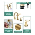 thumbnail image 6 of WOWOW 8 in. Widespread Double Handle Bathroom Faucet, 6 of 8