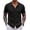 Black, variant on COOFANDY Mens Knit Button Down Shirt Short Sleeve Casual Polo Shirts Vintage Summer Beach Shirts Coffee