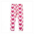 thumbnail image 4 of HILEELANG Little Girls Leggings 3-Pack Set Cotton Casual Solid Gray Loving Heart Tights Pants 7Years, 4 of 4