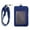 Blue, variant on Toptie Wallet Durable Badge & ID Holders, Leather Blue, 4.50 x 3.10 x 1.18 in, 0.11 lb