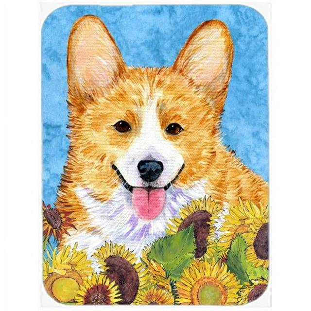 Carolines Treasures SS4119LCB Planche à Découper en Verre Corgi - Grande