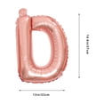 thumbnail image 2 of Shisuyan Balloon Set Rose Gold Round Decorative 1 Set 37.00X33.00X0.10Cm, 2 of 8