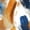 Orange Blue, variant on Castle Fairy Retro Geometric Pattern Black Out Curtains for Adults, Abstract Art Curtains Pack of 2 (42x63 Each) for Bedroom, Orange Beige