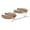 Silver plate-17cm, variant on DICEWEN Stylish Double Layers Cake Stand Multipurpose Serving Tray Two Tiers Dessert Display Plate for Kitchen and Dining