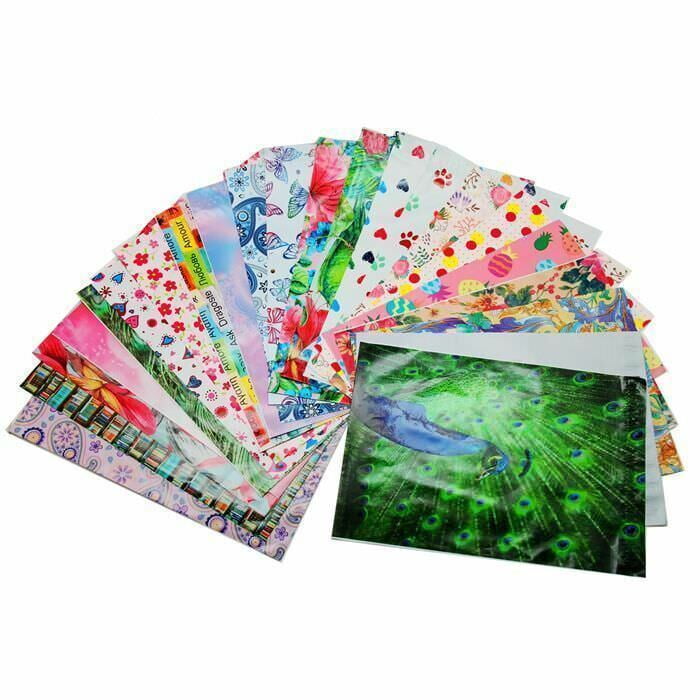 100 10x13 Designer Christmas and Green Poly Mailers Self Seal Adhesive Plastic Flat Envelope Water Resistant Shipping Tear Proof Lightweight