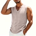 thumbnail image 6 of Bixock Men's Sweater Vests Sleeveless Knit Vests V Neck Pullover Solid Color Light Daily Inner Layer Casual Wear Men Clothings, 6 of 6