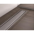 thumbnail image 3 of wedi Linear Drain Cover Frame - Matte Black (28"x2.5"x.25"), 3 of 4
