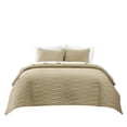 thumbnail image 6 of Chic Home Kyrian Taupe Queen 7-Piece Quilt Set, 6 of 6