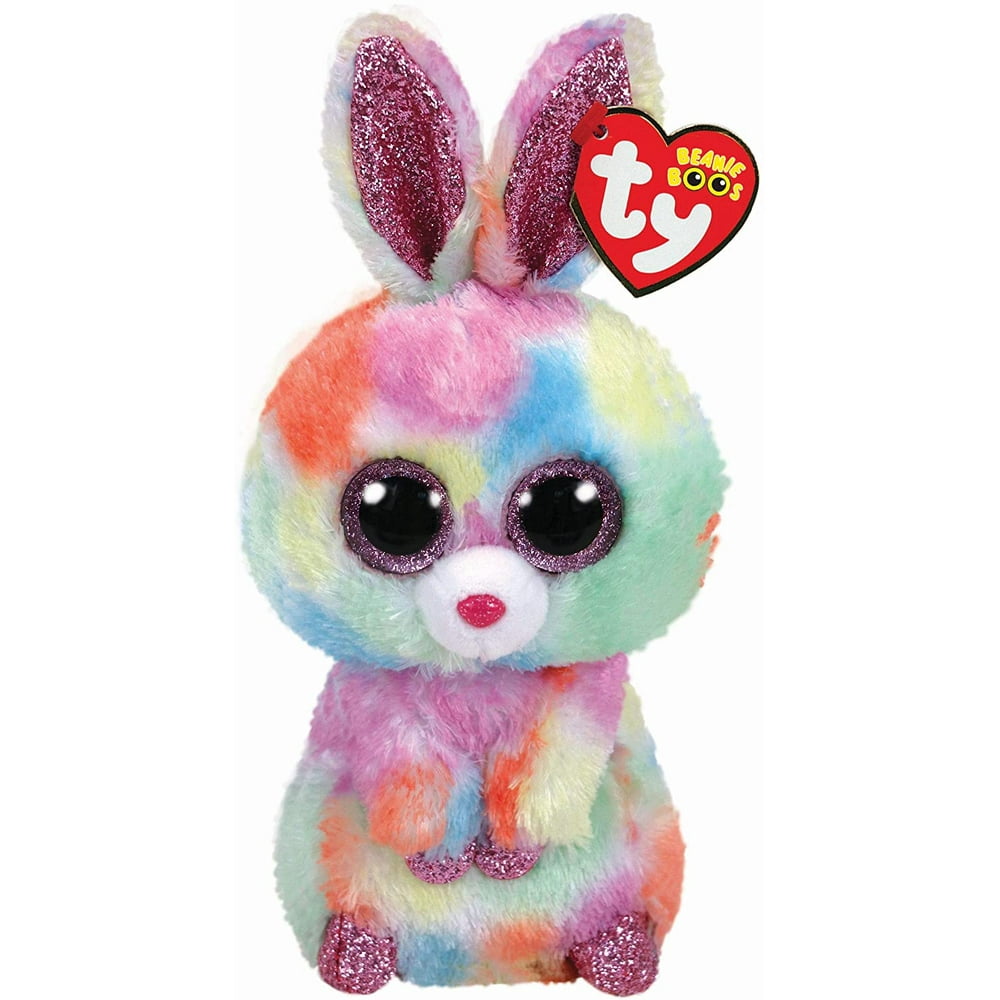 TY Beanie Boos Bloomy Easter Bunny Rabbit (Glitter Eyes) Small 6