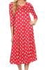 Medium Polka Red