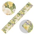 thumbnail image 5 of Yayeee Table Runner 70 inches Long Home Kitchen Dinning Party Decoration, Yellow Floral Rabbit, 5 of 7
