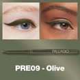 thumbnail image 2 of Palladio Retractable Waterproof Eyeliner, Richly Pigmented Color and Creamy, Slip Twist Up Pencil Eye Liner, Smudge Proof Long Lasting Application, All Day Wear, No Sharpener Required, Olive, 2 of 6
