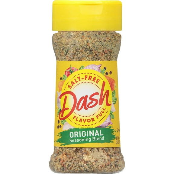 Dash Original Seasoning Blend, Salt free, Kosher, 2.5 oz (Pack of 2)