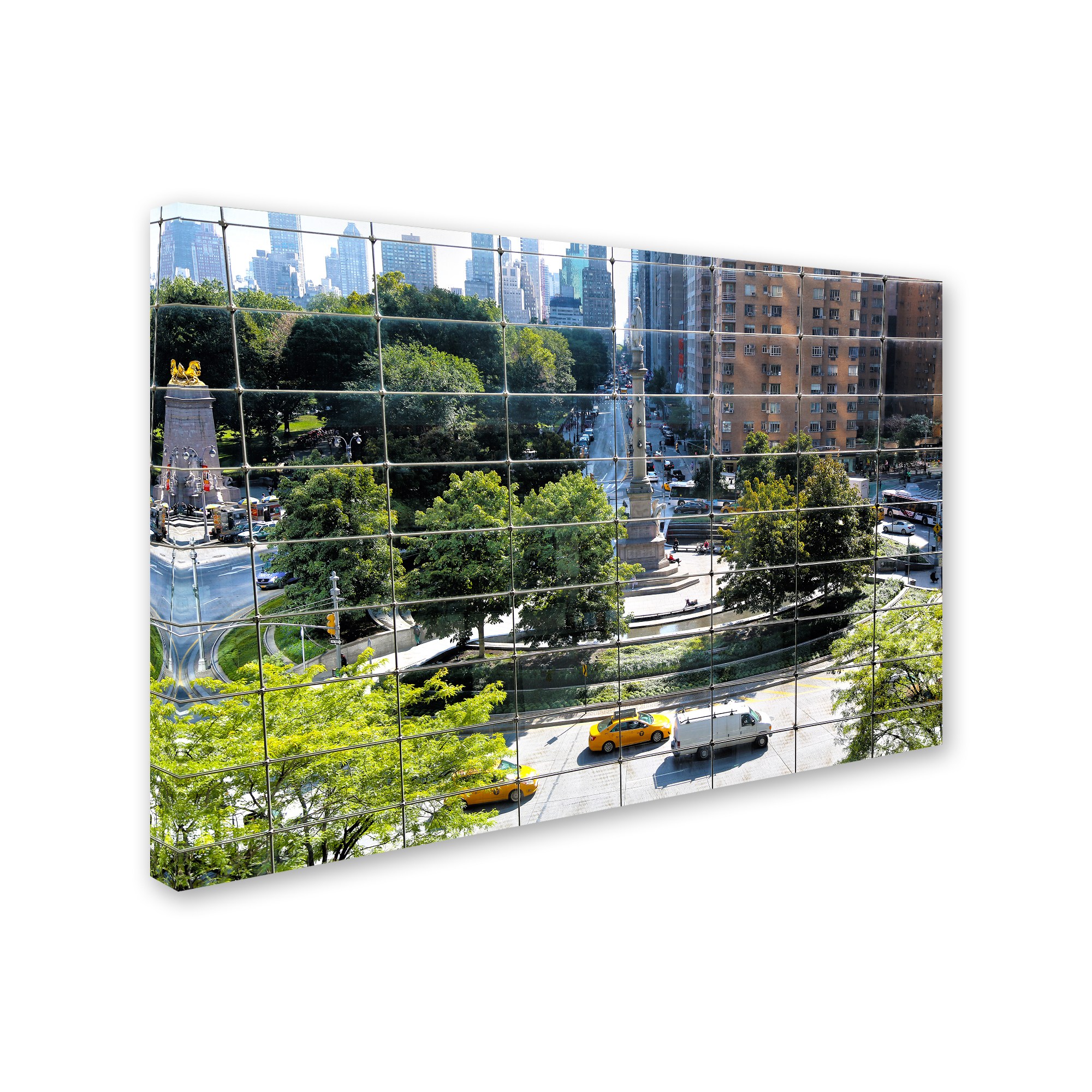 Trademark Fine Art "Columbus Circle" Canvas Art by CATeyes