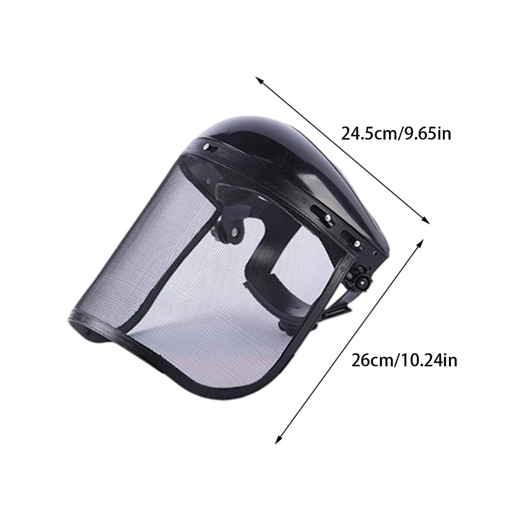Adjustable Face Shield For Welding & Woodworking, Lightweight Hat With Clear Guard