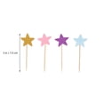 thumbnail image 5 of GOOHOCHY 60pcs Star Cake Topper Creative Chic Cake Dessert Fruit Picks Decoration Party Supplies (Random Color), 5 of 8